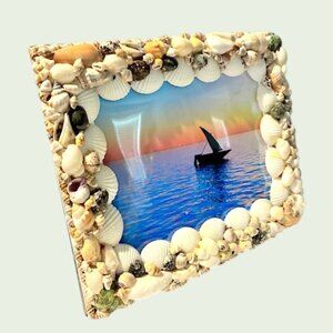 Coastal Seashell 3D Picture Frame
